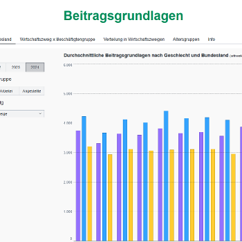 Mehr Informationen zum Thema: Sozialversicherung schafft neues Daten-Dashboard zu Beitragsgrundlagen